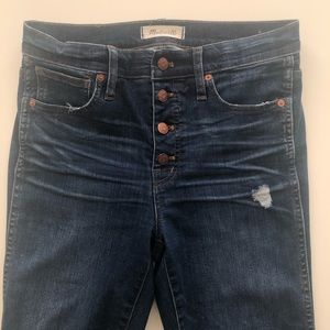 Madewell 10” High-rise skinny jeans